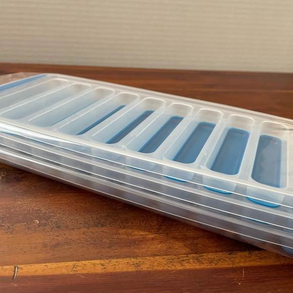 *NIP* 3 Pack Ice Stick/Cube Tray, Thin & Long for Sports/Water Bottles Silicone - Picture 7 of 12